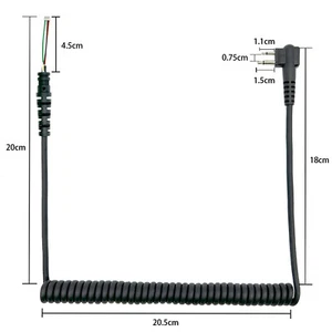 PMMN4013A Speaker Microphone Cable For CP200 CP200D CP110 PR400 EP450 RDV2080D - Picture 1 of 4