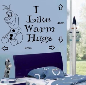 FROZEN DIY Wall Art Sticker/Decal "OLAF" Bedroom, Children's Bedroom - Picture 1 of 4