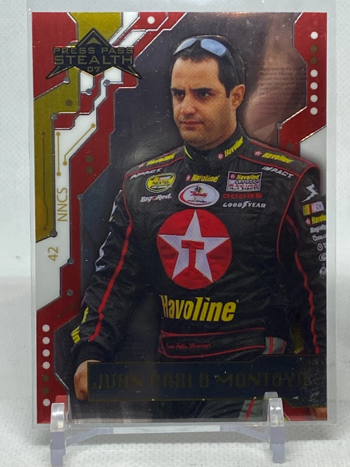 2007-08 Press Pass Premium #P1 Juan Pablo Montoya  Nascar - Image 1 of 2