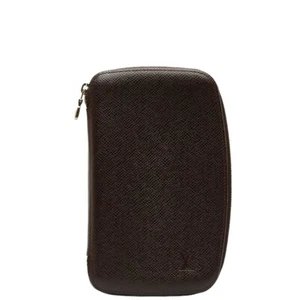 LOUIS VUITTON Taiga Agenda geod Zip Around Purse M30616 Women 【Used】 - Picture 1 of 9