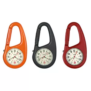 Outdoors Clip-On Carabiner Mountaineering Backpack Buckle Luminous Night Watch - Picture 1 of 21