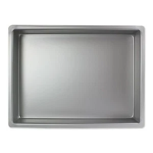 Längliche Aluminium-Backform 229 x 304x 51 mm 23 x 30 x 5 cm Silber - Bild 1 von 3