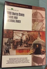1880 UNITED STATES CENSUS And National Index, 56-CD-Rom Library, Genealogy