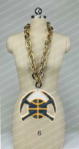 New NBA DENVER NUGGETS GOLD Gameday  BIG Fan Chain Fanchain Cover