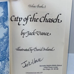 City of the Chasch SIGNED by Jack Vance First Cloth Edition 1979 - Foto 1 di 8
