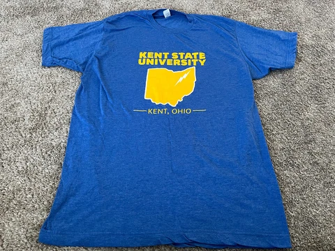 Kent State University Golden Flashes Classic Text Tee Short Sleeve T-Shirt Cover