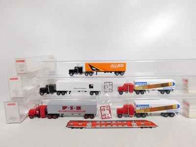 5X Wiking H0 1:87 US Sattelzug Peterbilt 0527 PIE 527 WK Ecc Mint Box #DP558-1 - Immagine 1 di 4