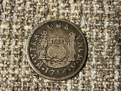 Mexico Spanish Colonial 2 Reales 1754 - Image 1 of 2