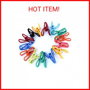 30 Pack Assorted Chip Bag Clips Utility - PVC 2 Inch Coated Colorful Sealer for - Picture 1 of 1
