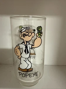 Bicchiere Coca Cola Popeye vintage 1975 - serie Popeye - Foto 1 di 7