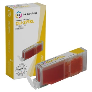 LD Compatible Canon CLI-271XL/ 0339C001 High Yield Yellow Ink Cartridge - Picture 1 of 9