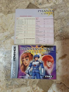 Manual Instruction Book PHANTASY STAR COLLECTION ✨Gameboy Advance Gameboy GBA➡️ - Picture 1 of 5