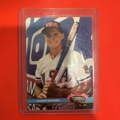 Topps Stadium Club Skydome 1991 - Jason Giambi #58 (RC) Foto 1 de 2