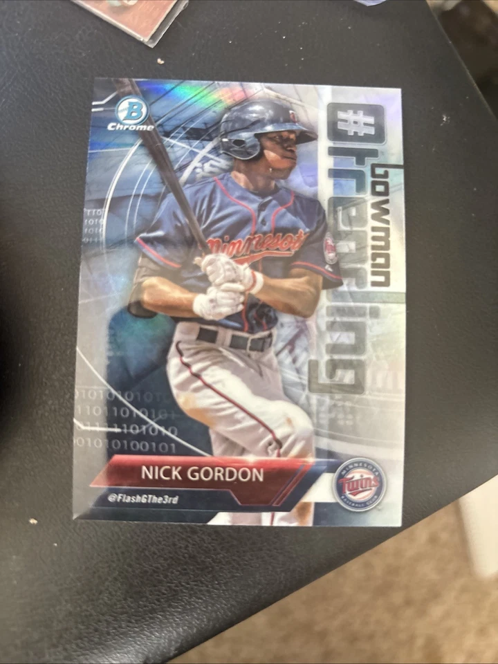 2018 Bowman Chrome  ##-NG Nick Gordon  Bowman Hashtag Trending - Image 1 of 1