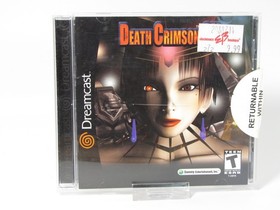 Death Crimson XO  (Sega Dreamcast, 2001) CIB Complete Tested