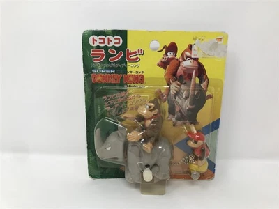 Juego de figuras Super Donkey Kong Country con Diddy y Rambi Japón Super Nintendo 94 Foto 1 de 4