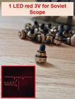 3V LED red light for PSO-1 PGO-7 soviet and russian scope.