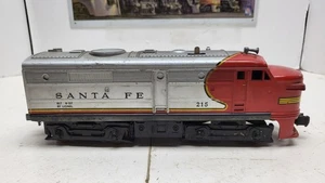 Lionel 215 Santa Fe With Diesel Vintage Train Engine O Gauge. TESTED - Picture 1 of 14