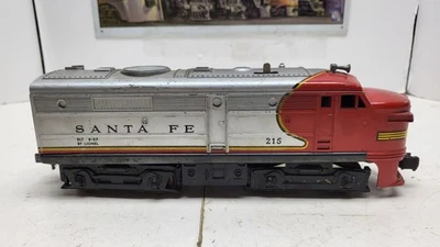 Lionel 215 Santa Fe With Diesel Vintage Train Engine O Gauge. TESTED - Image 1 of 4