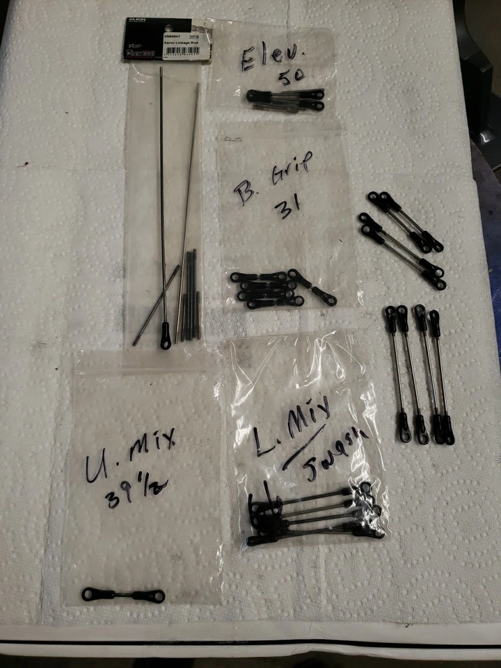 Trex 550/600 Linkage Assortment - Image 1 of 1