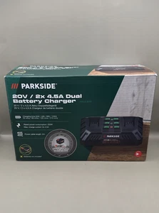 Doppel-Ladegerät PDSLG 20 B1 für PARKSIDE X20V Geräte-Serie 20 Volt 220 Watt NEU - Bild 1 von 6