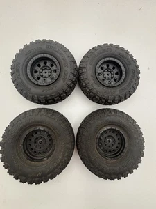 4x Axial Falken Wildpeak M/T AX31143 1.9" x 4.7 Crawler Tires on Wheels - A - Picture 1 of 9