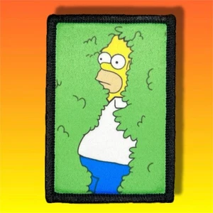 Homer Simpson Morale Patch / Military ARMY Tactical Band Hook & Loop 792 - Picture 1 of 8