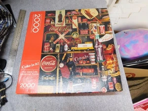 Vintage Springbock Coca-Cola Centennial 2000 Teile Puzzle Coke Is It 1986 - Bild 1 von 5