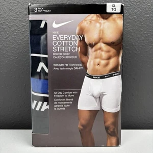 Nike Everyday Cotton Stretch Dri-Fit Boxershorts Herren XL W40-42” 3er Pack - Bild 1 von 4