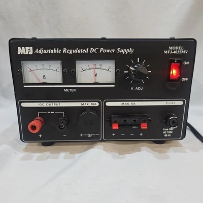 MFJ Model MFJ-4035MV Adjustable Regulated Power Supply 0-20V 0-40 Amp WORKS - Bild 1 von 4