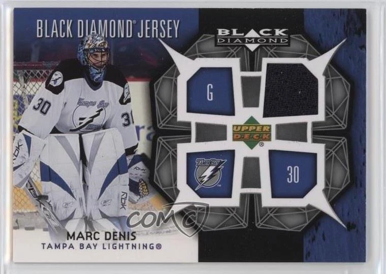 2007-08 Upper Deck Black Diamond Jerseys Marc Denis #BDJ-MD - Image 1 of 2