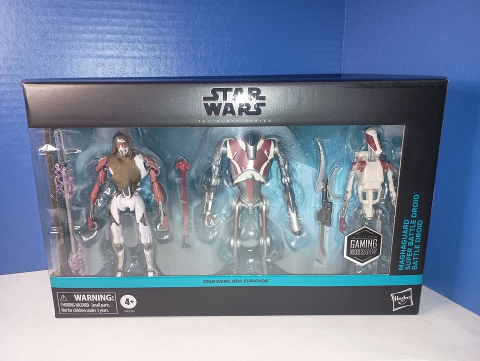 Star Wars Black Series Gaming Greats Jedi Survivor 6” Figura Droides Paquete de 3 NUEVO Foto 1 de 2