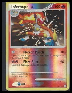 Pokemon Diamante e Perla #5/130 Infernape - Reverse Holo - Foto 1 di 2