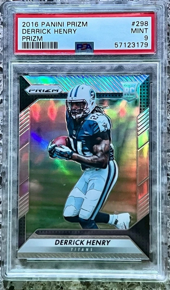 Panini Prizm Derrick Henry Silver RC 2016 PSA 9 Foto 1 de 1