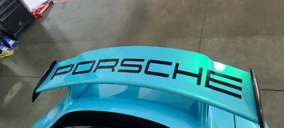 Custom GT3 Rear Wing Spoiler Decal for Porsche 911 2012-2019 991 991.2 GT3 - Image 1 of 2