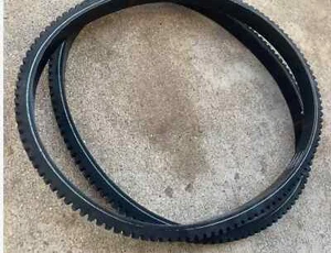 *2 NEW Replacement COGGED BELTS* Harbor Freight Haul Master Item # 65685 58291 - Picture 1 of 1