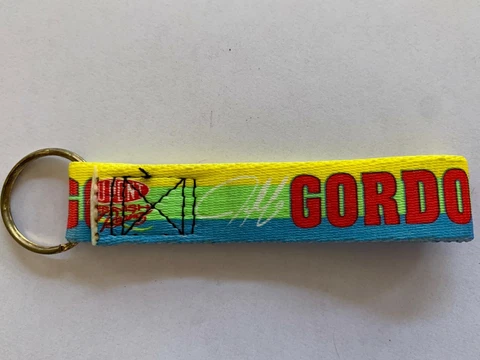 Vintage Nascar Racing Jeff Gordon #24 Key Loop By Fan Gear...6" Cover