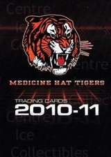 2010-11 Medicine Hat Tigers #25 Header Card, Checklist