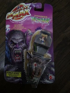 #3119 NRFC Vintage Mattel Might Max Horror Heads Hounds Werewolf Mini Playset - Picture 1 of 4