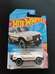 Toyota Land Cruiser 80 204/250 Hot Wheels 2023 HKJ41 HW Then and Now 3/10 white - Picture 1 of 2