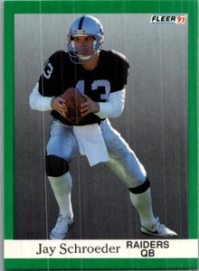 1991 Fleer #114 Jay Schroeder - Picture 1 of 2