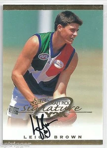 2000 Draft Pick Signature (DS5) Leigh BROWN Fremantle #239 - Picture 1 of 1