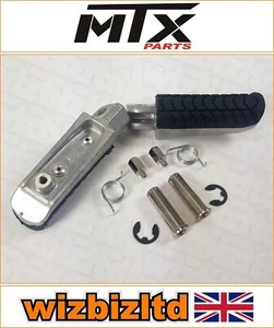 Kawasaki ZX-7R 1987-2003 [Reposapiés de goma de repuesto delanteros negros MTX] - Imagen 1 de 12
