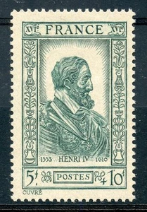 BRIEFMARKE / BRIEFMARKE FRANKREICH NEU Nr. 592 ** CELEBRITE HENRI IV - Bild 1 von 1