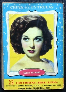 Oeste - Rare 1950's Portuguese Pocket Book with Susan Hayward on Back Cover - Imagen 1 de 2