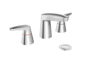 Moen 9223F15 Commercial M-Dura Widespread Bathroom Faucet w Metal Drain Chrome - Picture 1 of 2