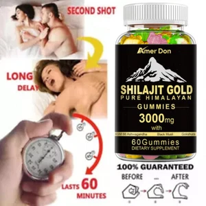 Gominolas Shilajit Puras del Himalaya Apoyo Inmunológico con Ashwagandha, Hongo Chaga - Imagen 1 de 9