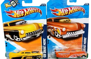 Hot Wheels Dragsterz  2 Car Lot ‘49 Drag Merc HW Performance ‘12 Phil’s Burner - Picture 1 of 13