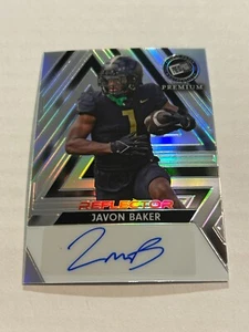 2024 LEAF PRESS PASS PREMIUM JAVON BAKER 25/25 REFLECTOR SILVER ROOKIE AUTO SP - Picture 1 of 2