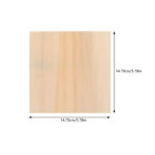 10 niedokończonych drewnianych kwadratów na ramki na zdjęcia zrób to sam, 14,7x14,5 cm, 7 cm.